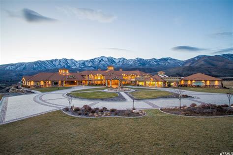 At the end of Hobble Creek Canyon sits one of the largest homes in the United States. . 8272 e left fork hobble creek rd springville ut 84663